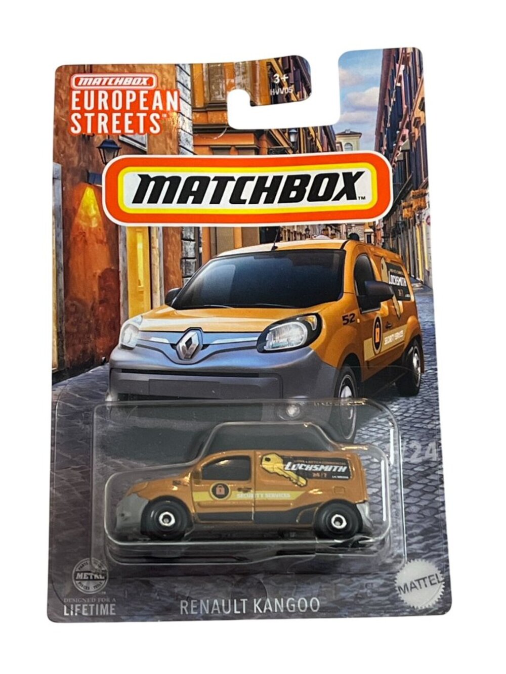 Matchbox 2024 Renault Kangoo Gold Van 52/125 European Streets NOC
